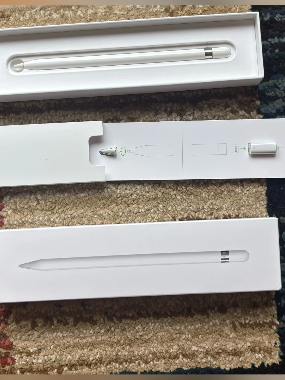 Authentic Apple Pencil (1st Generation) - Open Box / Never Used, sealed parts